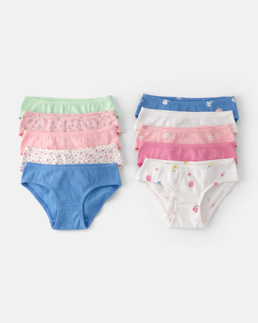 Toddler Girl 10-Pack Fruit Hipster Underwear - Multi - 4-5