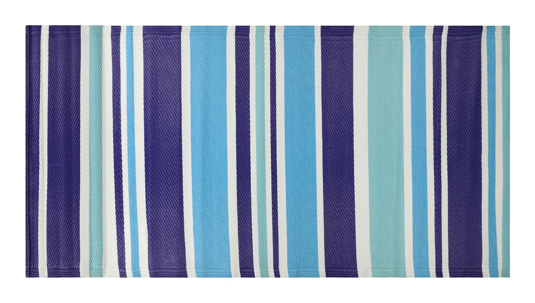 Reversible Mat 36in x 72in Blue Stripe