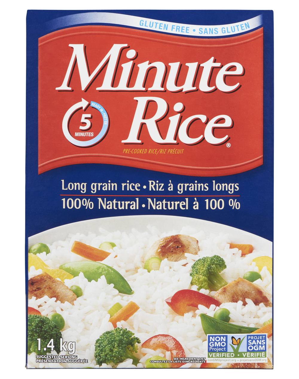 Minute Rice Long Grain White Rice (1.4 kg)