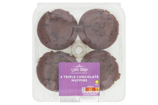 Triple Chocolate Muffins 4pk