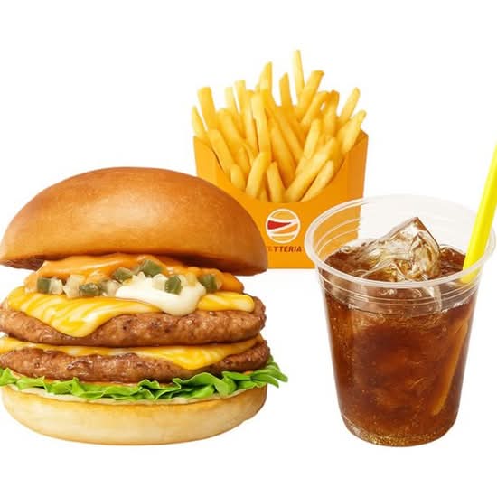 【セット】ダブル絶品チーズバーガー Double ZEPPIN(Supreme) Cheeseburger Set