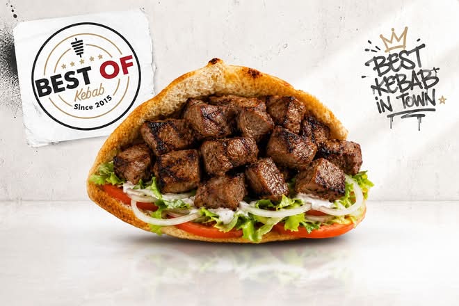 🥩 SANDWICH BROCHETTE DE BŒUF