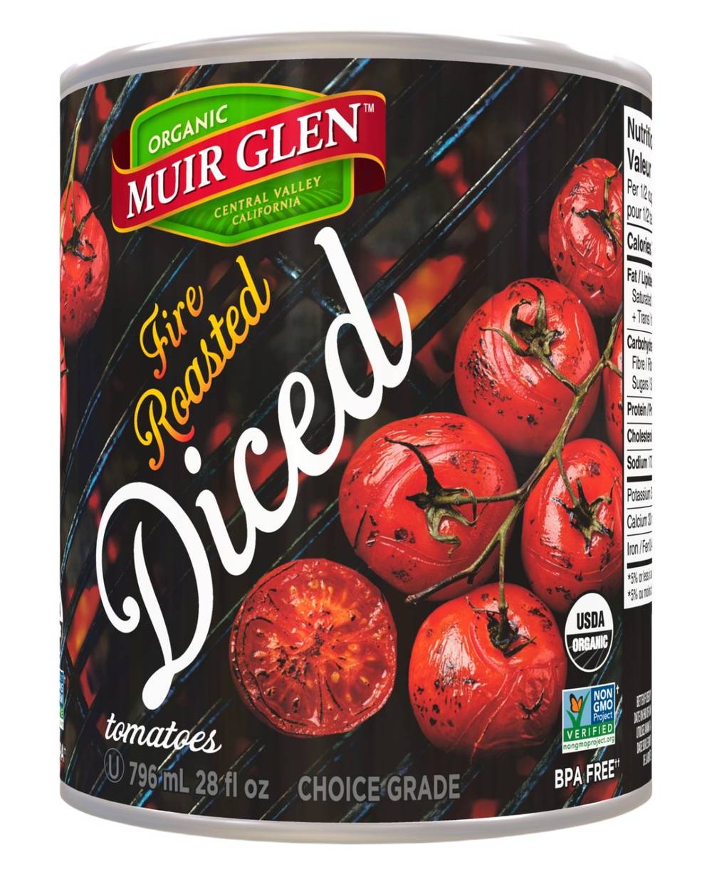 Muir Glen Fire Roasted Organic Diced Tomatoes (796 ml)