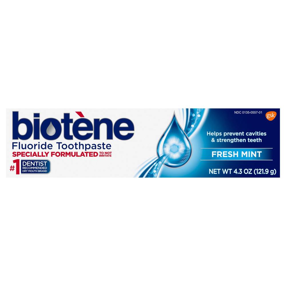 Biotene Fluoride Toothpaste ( fresh mint)