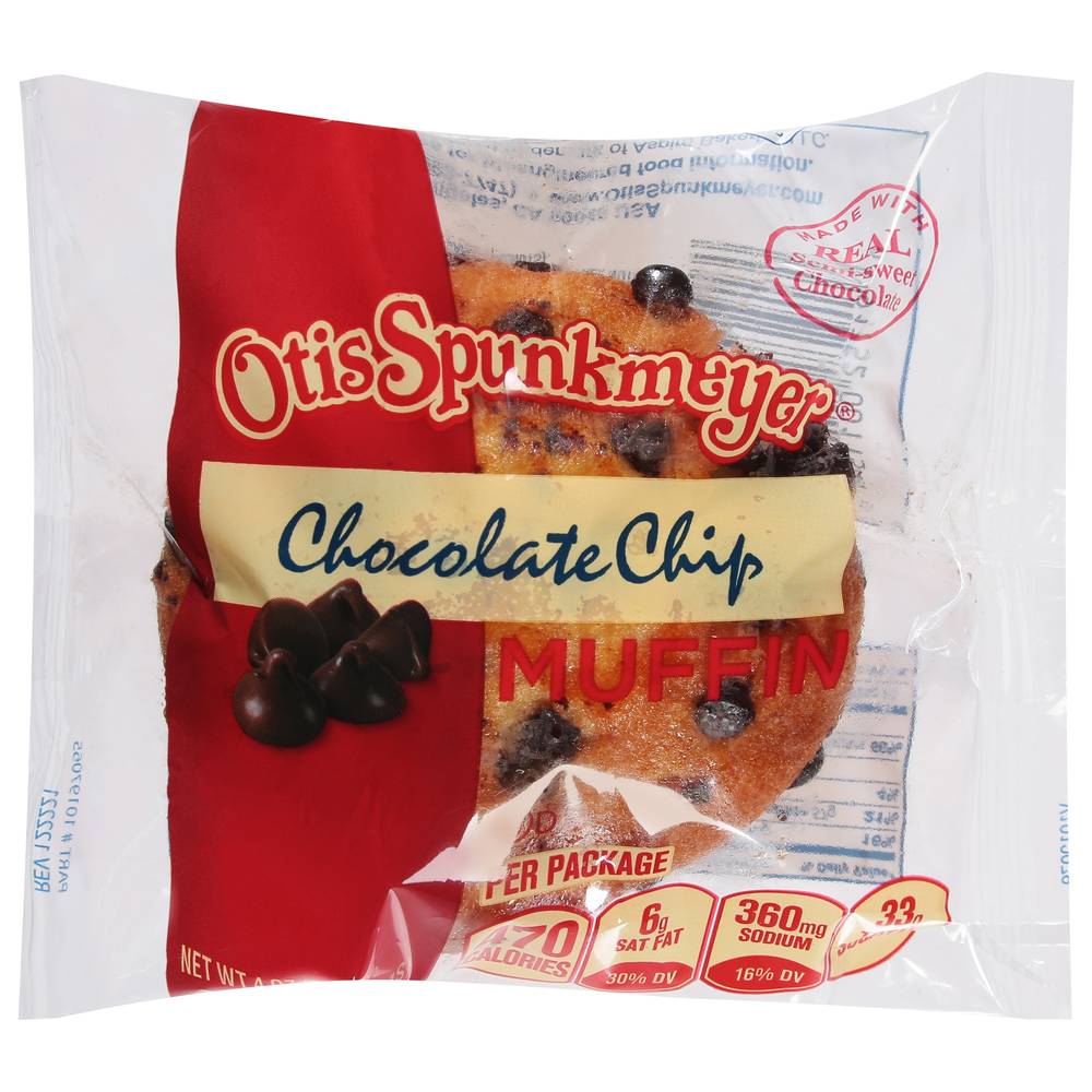 Otis Spunkmeyer Chocolate Chip Muffin (4 oz)