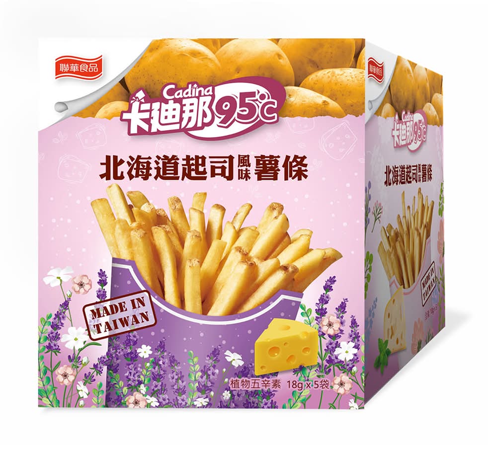 卡迪那95℃北海道起司風味薯條 <90g克 x 1 x 1BOX盒>
