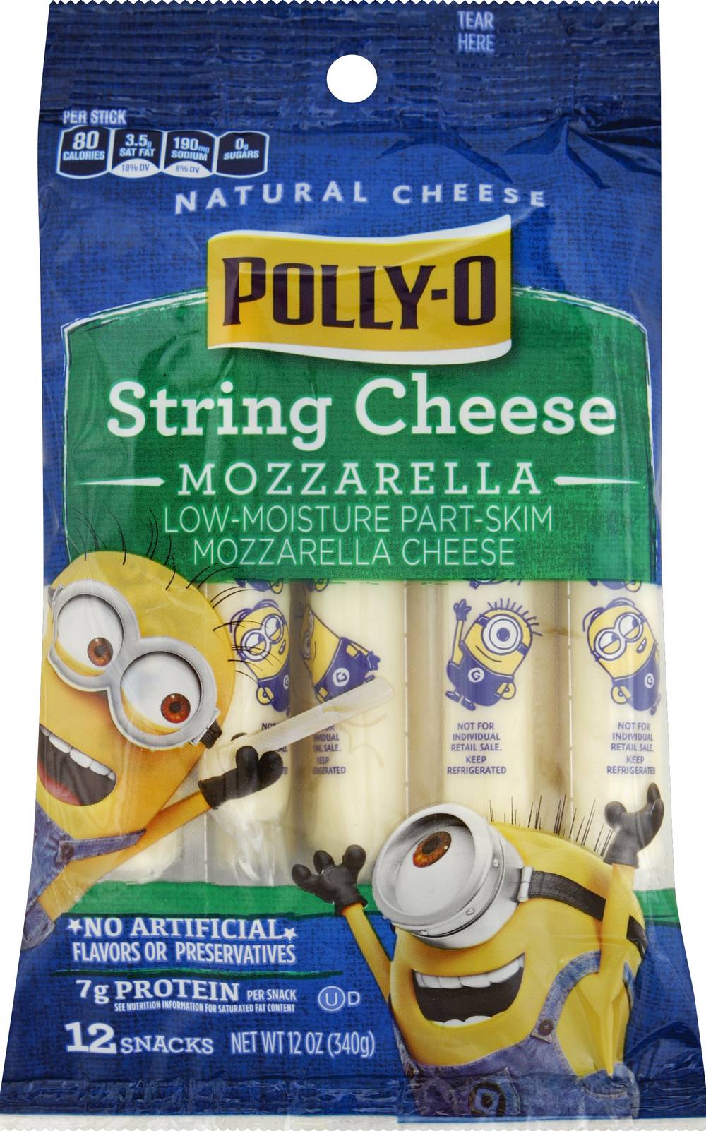 Polly-O String Cheese Mozzarella (12 oz)