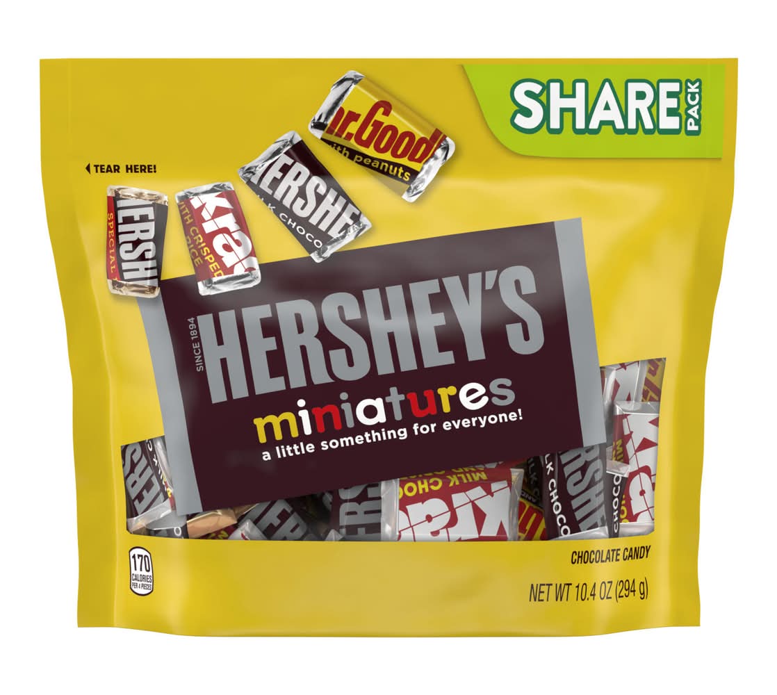 Hershey's Miniatures Chocolate Candy, Assorted (10.4 oz)