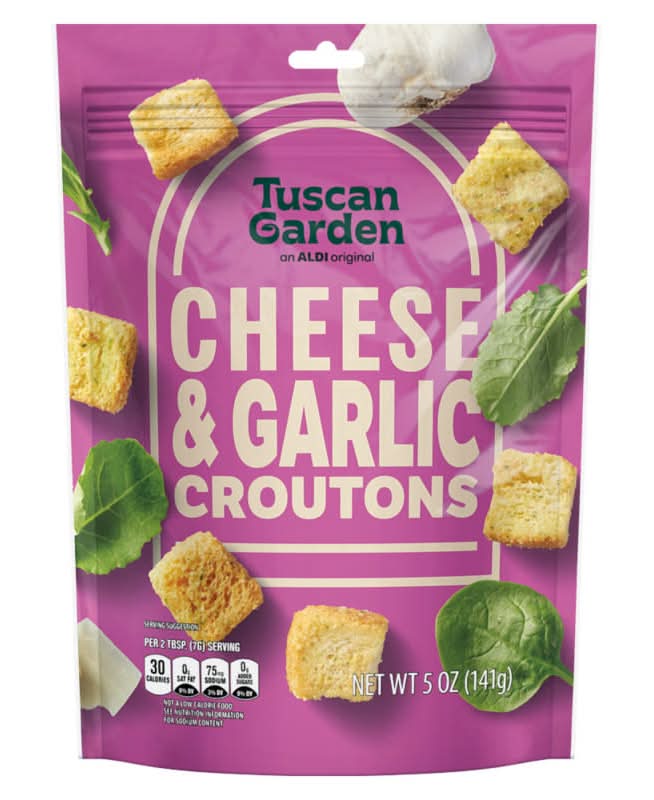 Tuscan Garden Croutons, Cheese & Garlic (5 oz)