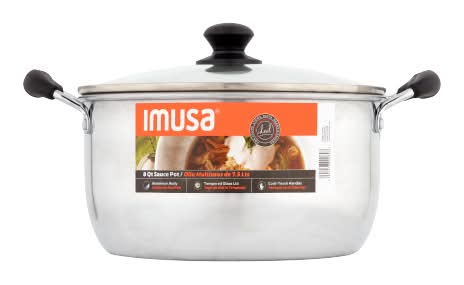 Imusa 8 Quarts Capacity Aluminum Sauce Pot
