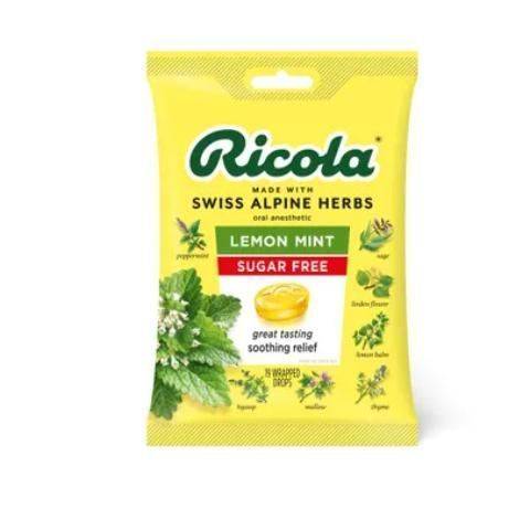 Ricola Cough Drops Lemon Mint Sugar Free 19ct