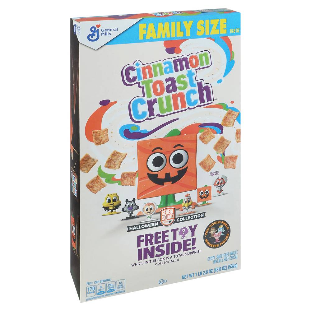 Cinnamon Toast Crunch Family Size Holloween Collection Cereal (18.8 oz)