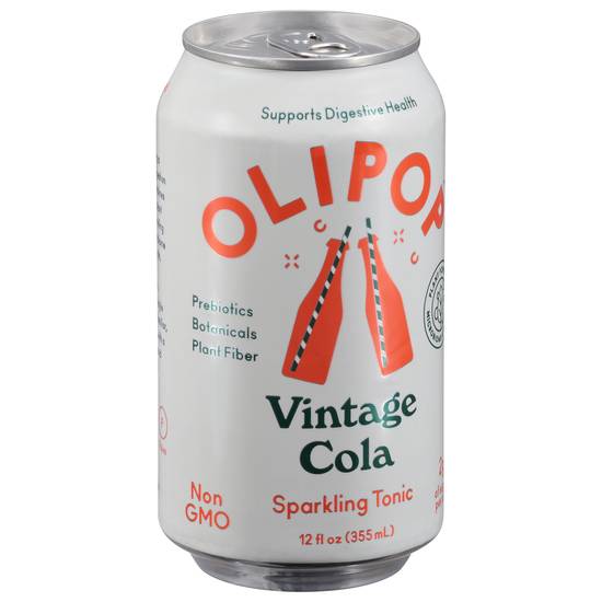 Olipop Vintage Cola Sparkling Tonic (12 fl oz)