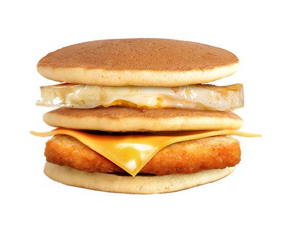 薯餅起司蛋鬆餅堡Cheese and Egg Pancake Burger