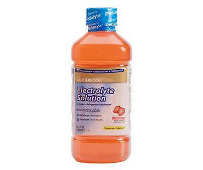 GoodSense Strawberry Electrolyte Solution, 33.8 Oz.