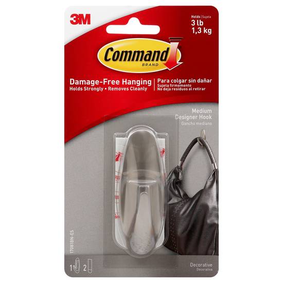 Command Damage-Free Hanging Designer Hook (1 hook)