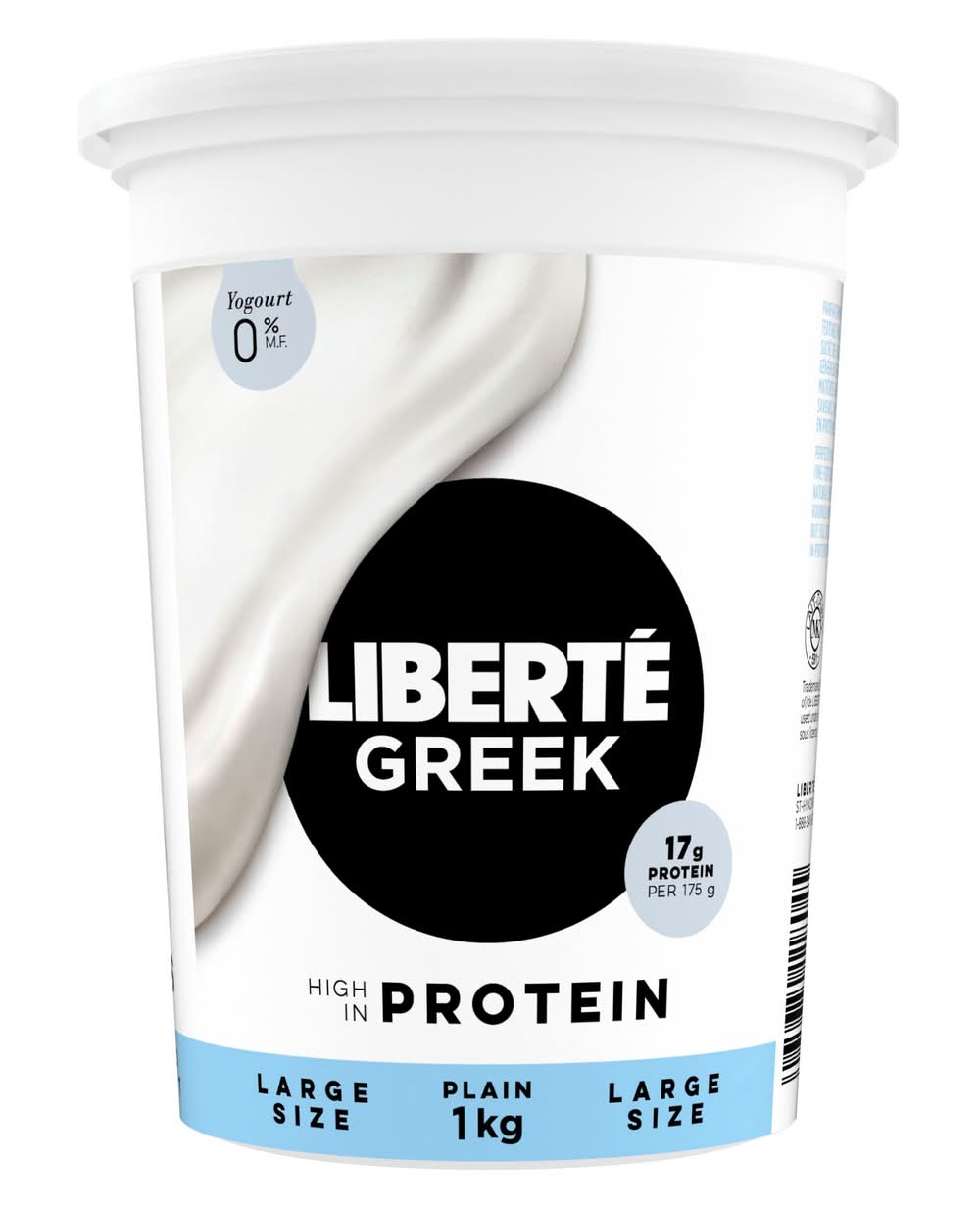 Liberté yaourt grec nature 0% m.g. - plain greek yogurt 0% m.f.