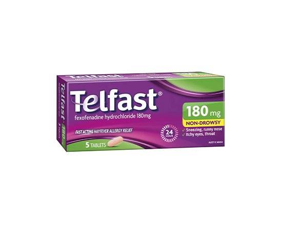 Telfast Allergy 180mg Tablets 5pk