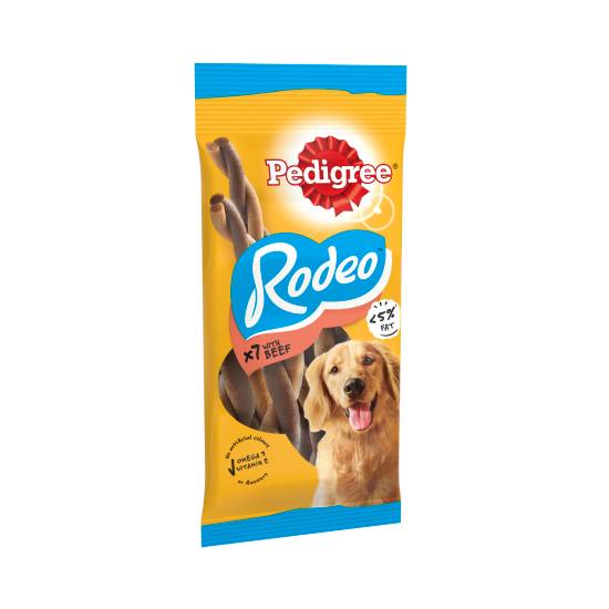 Pedigree Rodeo With Beef 123g
