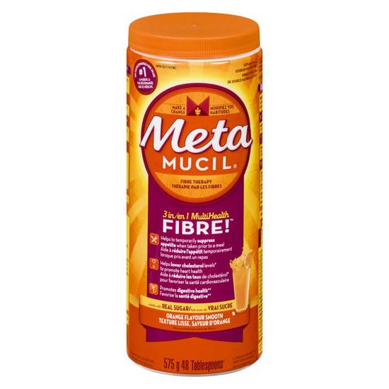Metamucil Multihealth Fibre Orange With Real Sugar (575 g)