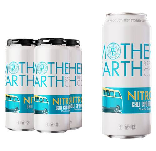 Mother Earth Brew Co. Cali Creamin' Nitro Beer (4 x 16 fl oz)