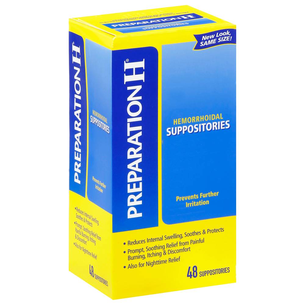 Preparation H Hemorrhoidal Suppositories