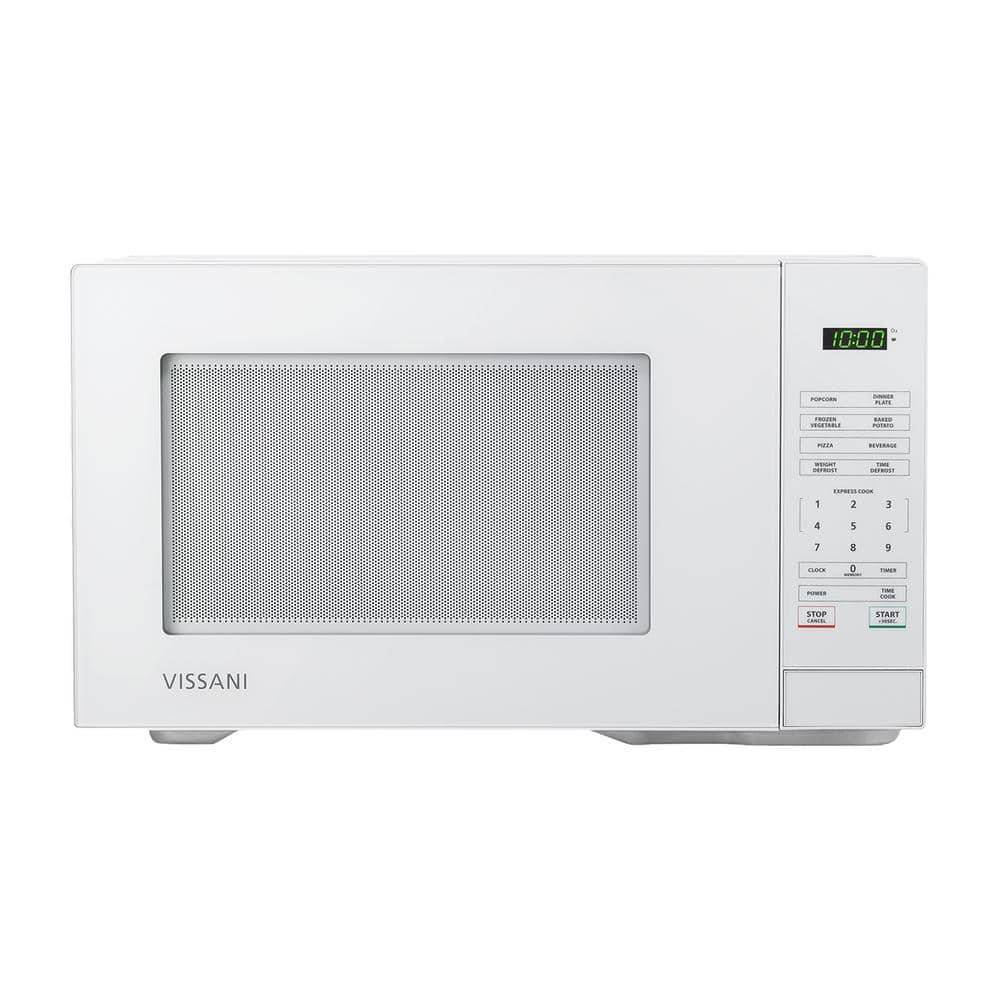 Vissani 1.1 Cu. Ft. Countertop Microwave Oven In White