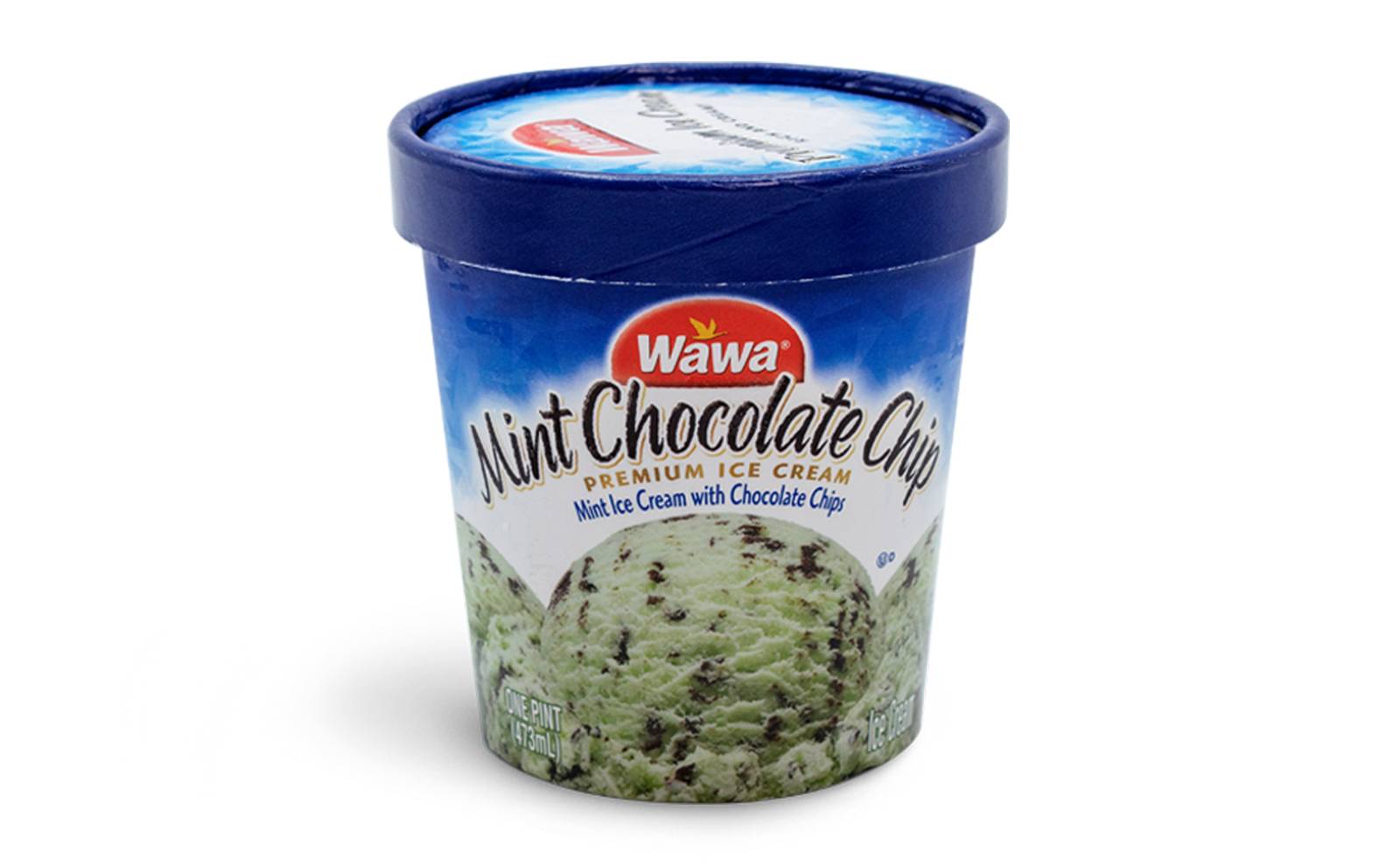 Wawa Ice Cream, Mint Chocolate Chip (1 pint)