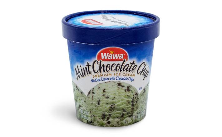 Wawa Mint Chocolate Chip Ice Cream, Pint