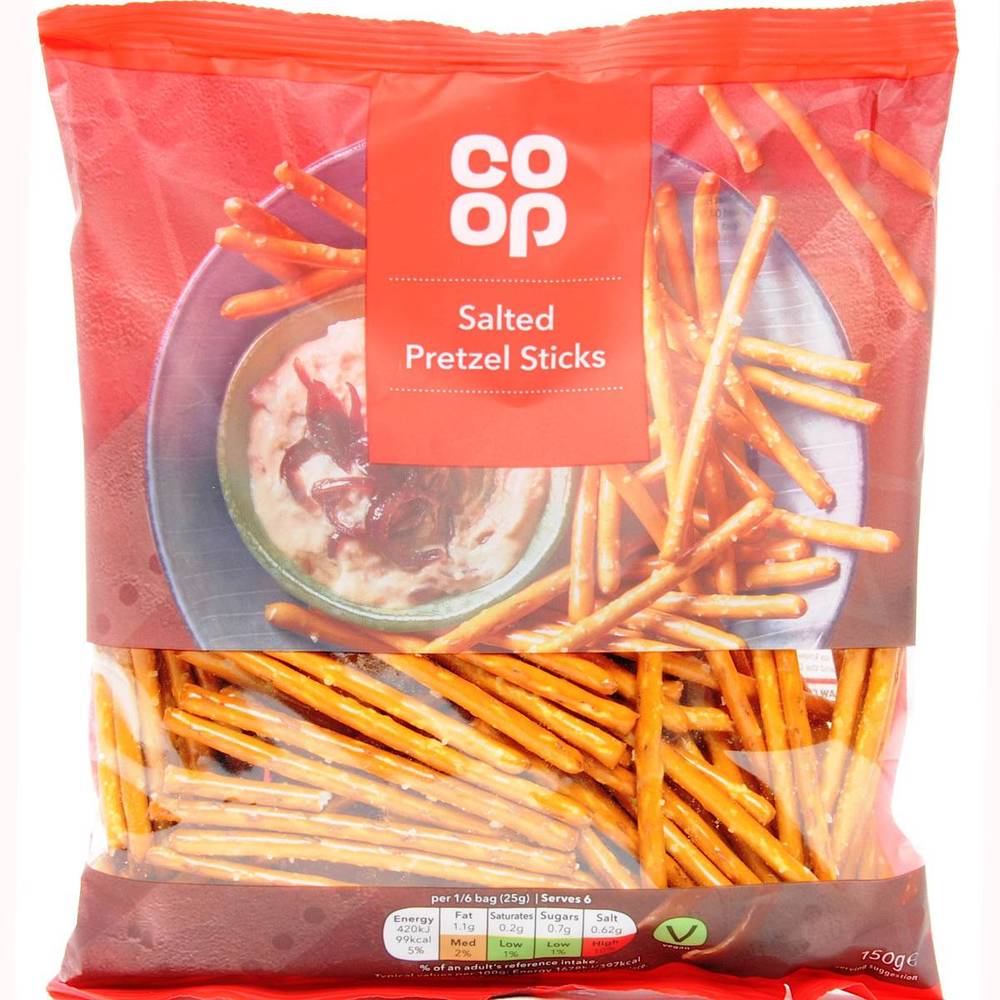 Co-op Salted Pretzel Sticks 150g