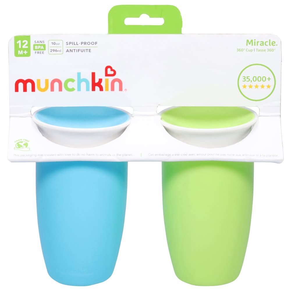 Munchkin Miracle 10 Ounce 360 Degrees Cup 12 M+