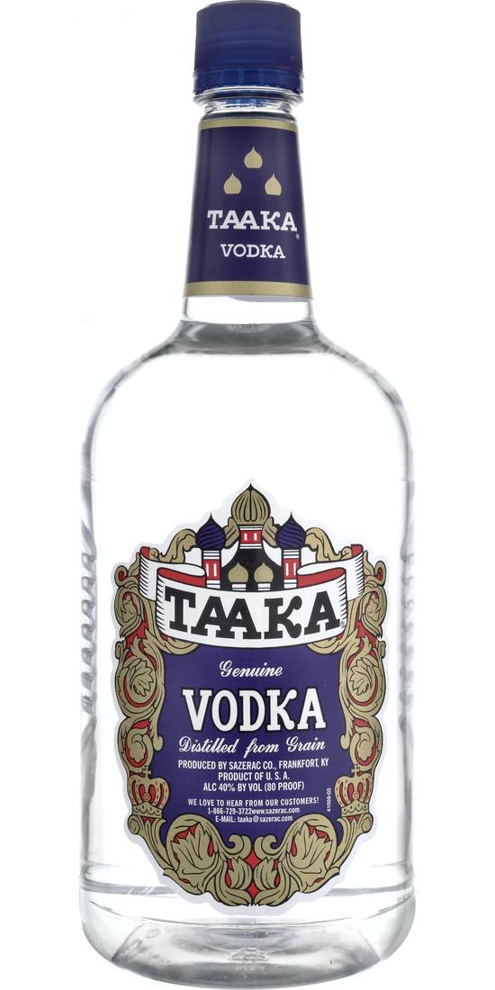 Taaka Genuine Vodka 80 Proof (1.75 L)