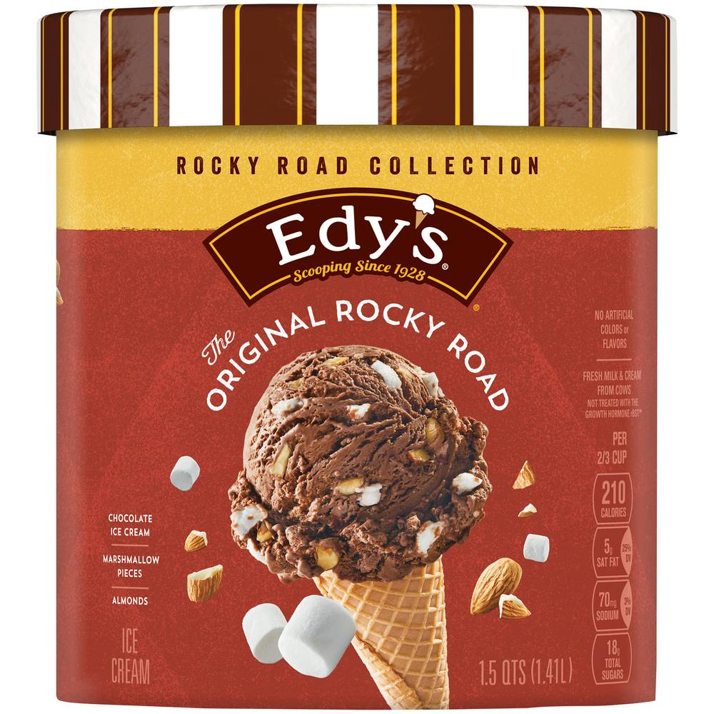 Dreyer's Marshmallows and Roasted Almonds Chocolate Ice Cream (1.5 qt)