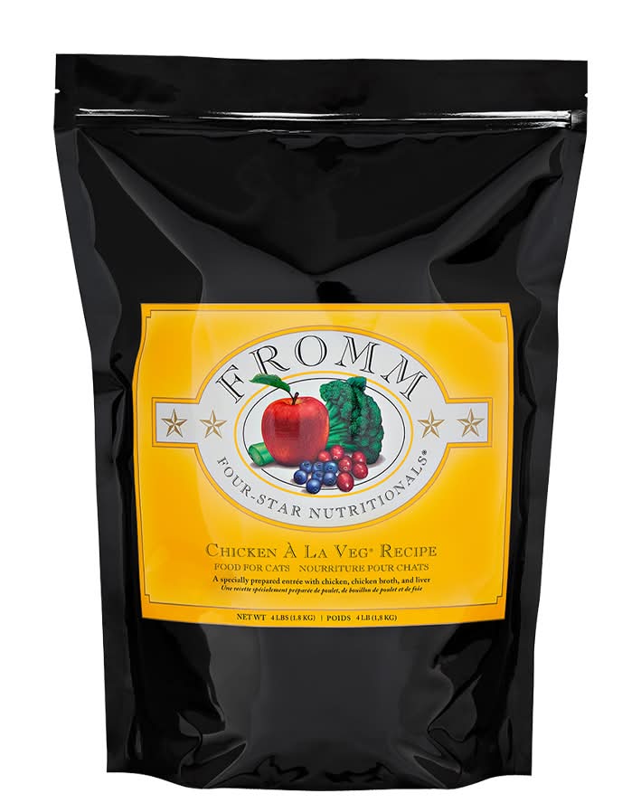 Fromm Four-Star Chicken A La Veg Dry Cat Food (4 lb)
