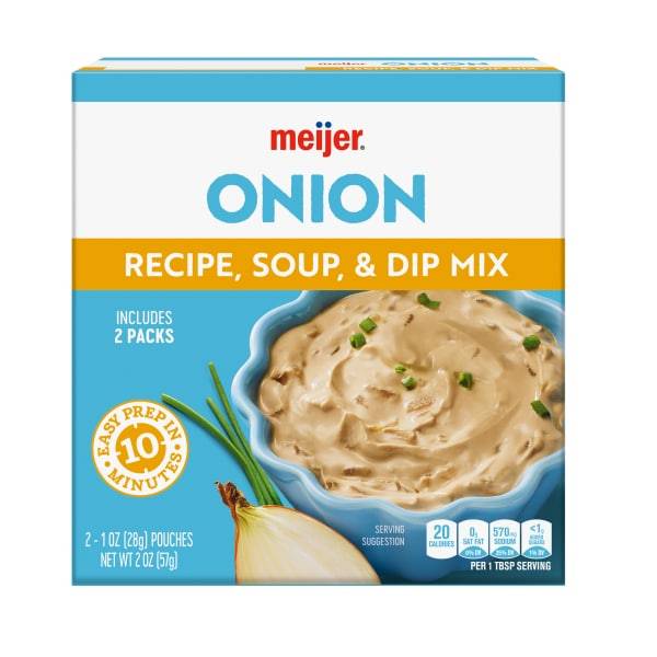 Meijer Onion Recipe, Soup & Dip Mix