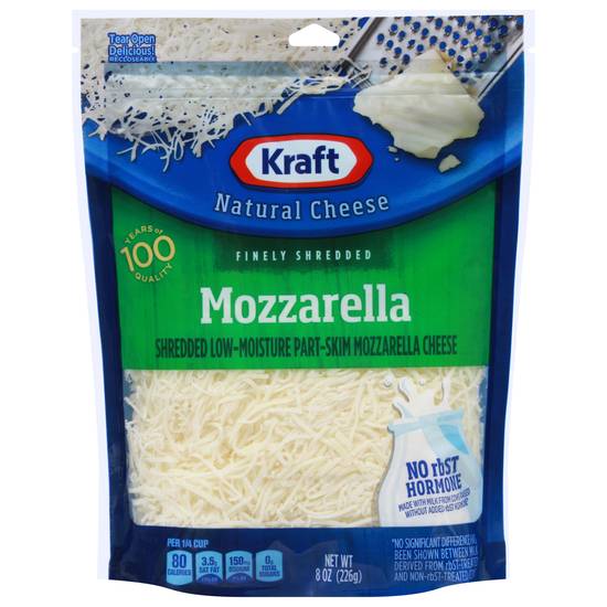 Kraft Natural Finely Shredded Mozzarella Cheese