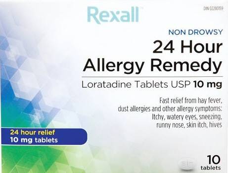 Rexall Allergy Remedy Tablets 10 mg (10 units)