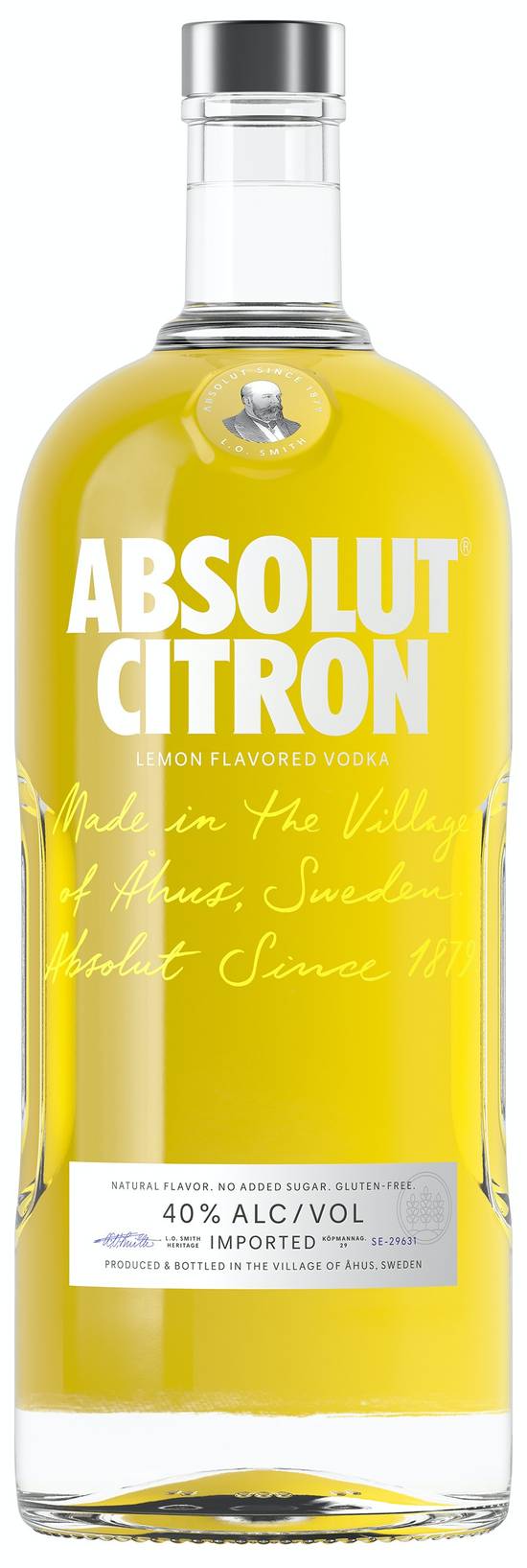Absolut Citron Lemon Flavored Vodka (1.75 L)