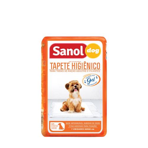Sanol tapete higiênico 60x80cm (7 unidades)
