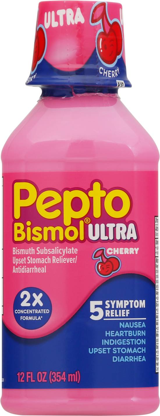 Pepto-Bismol Cherry Upset Stomach Reliever Antidiarrheal