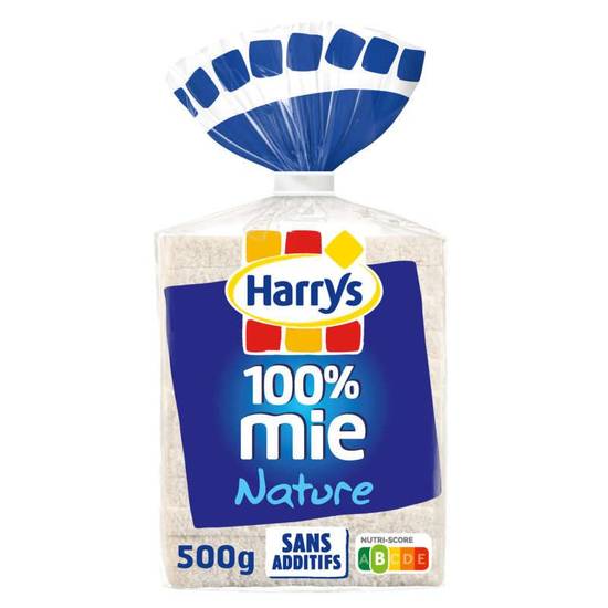 100% mie - Nature - Grandes tranches 500g Harrys