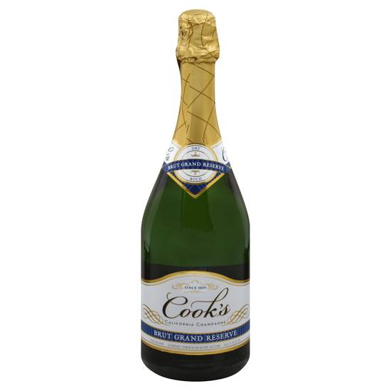 Cook's California Champagne Brut Grand Reserve White Sparkling Wine (750 ml)