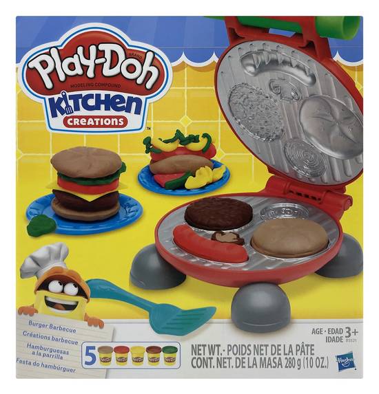 Play-Doh Kitchen Creations Burger Barbecue New