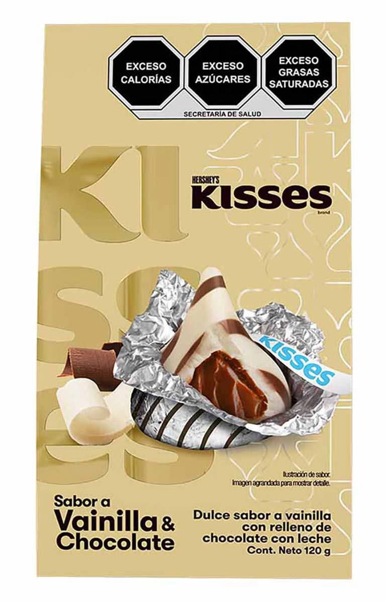 Hershey's · Chocolate kisses sabor vainilla & chocolate (120 g)