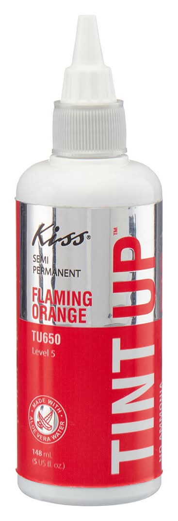 Kiss Tint Up Semi-Permanent Hair Color Flaming Orange