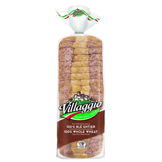 Villaggio Thick Slice Whole Wheat Bread