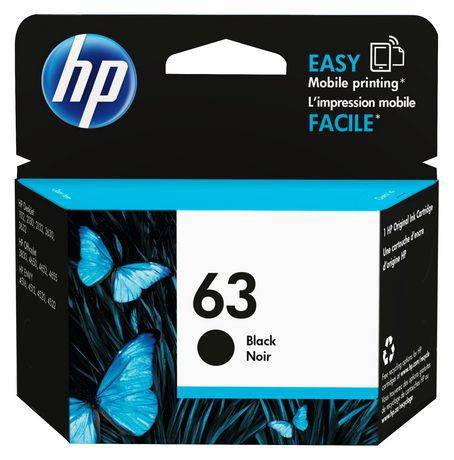 HP 63 Black Original Ink Cartridge F6u62an