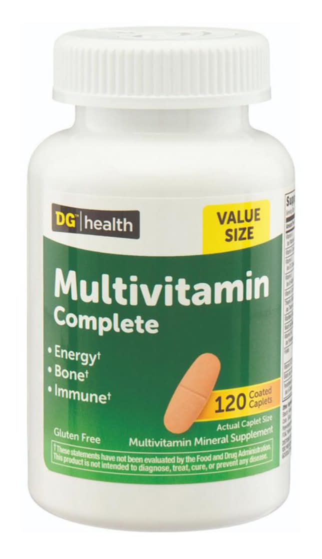 DG Health Multivitamin Complete Coated Caplets (120 ct)
