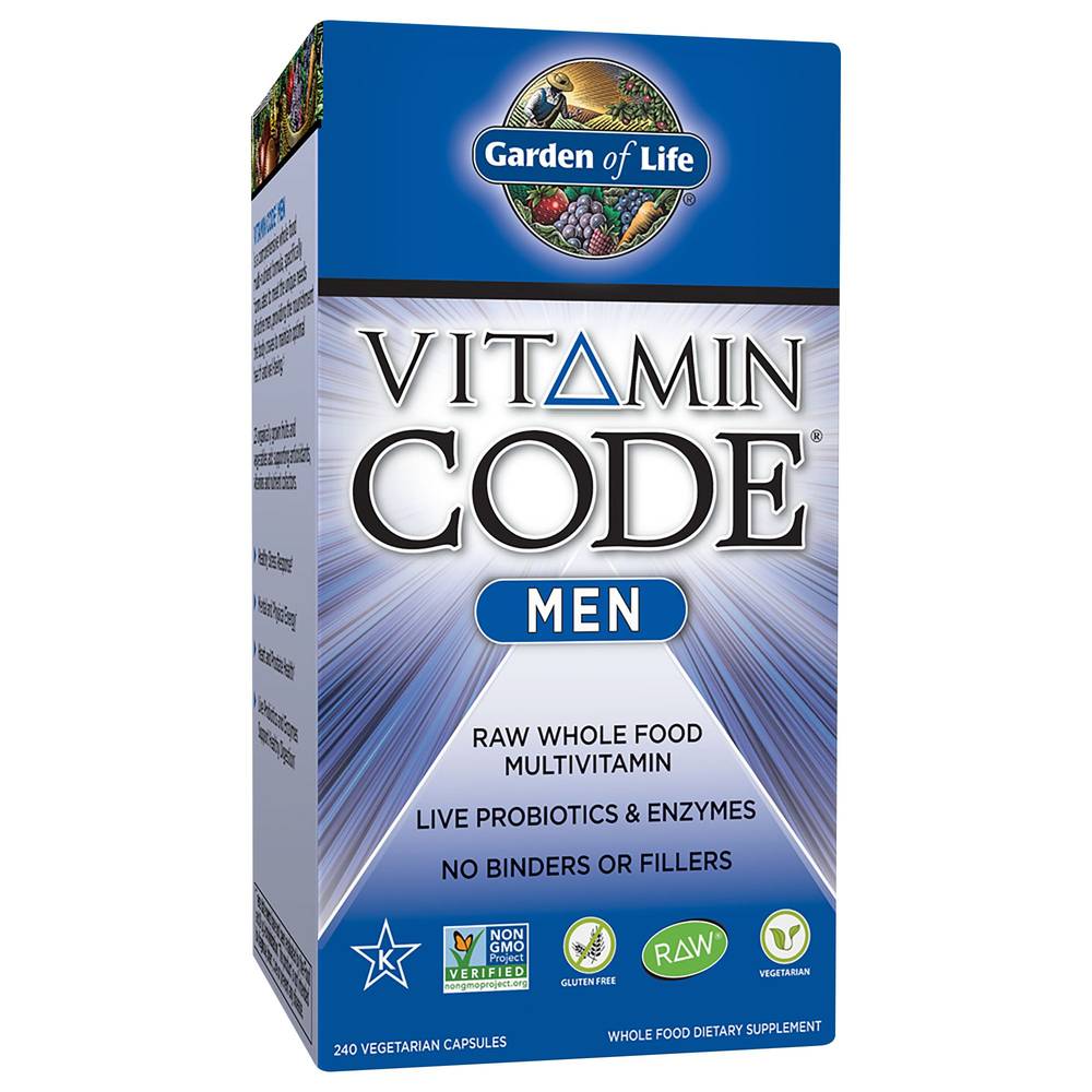 Garden Of Life Vitamin Code Men Dietary Supplement Capsules