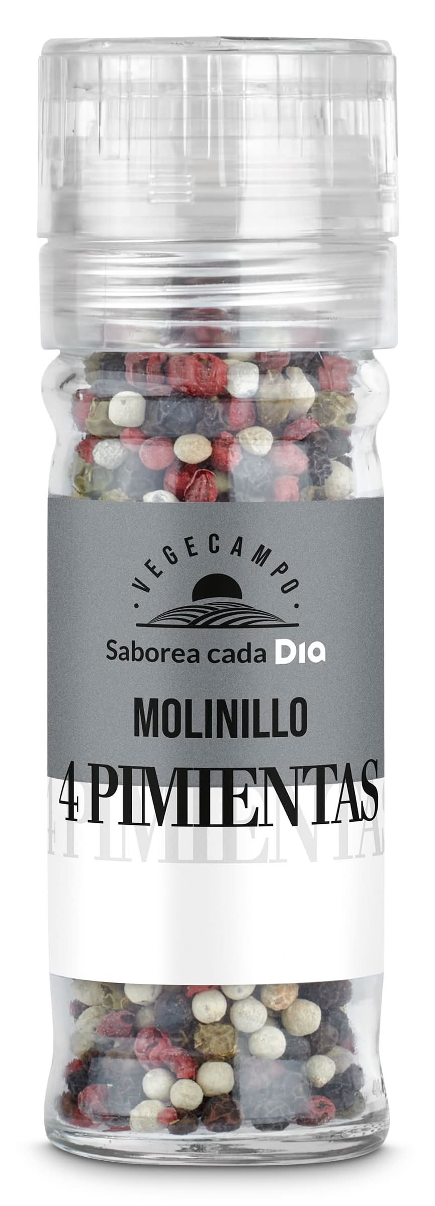 Molinillo 4 Pimientas Vegecampo De Dia Frasco 42 G
